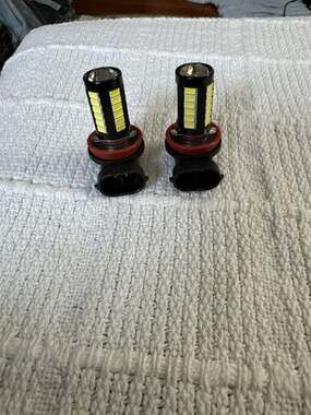 2x H11 LED 18-SMD Fog Light Bulbs Super Xenon White 6000K
